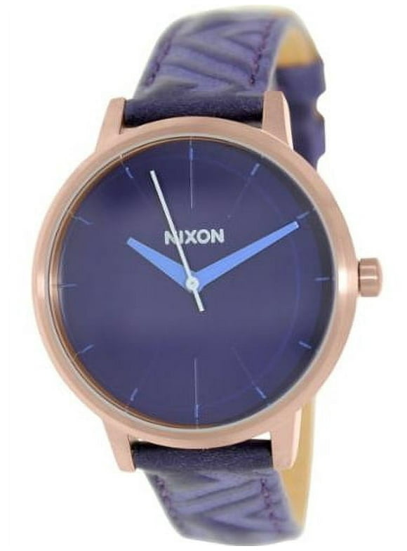 Nixon Women's Kensington A1081674 Blue Leather Quartz Watch