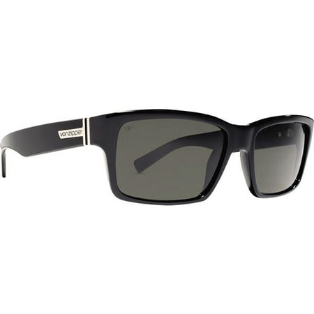 Black Gloss/Grey Von Zipper Fulton Tri-Motion Polarized Sunglasses