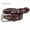 brown, variant on First layer cowhide personalized men's belt, punk street first trend decorative belt, rivet versatile performance belt