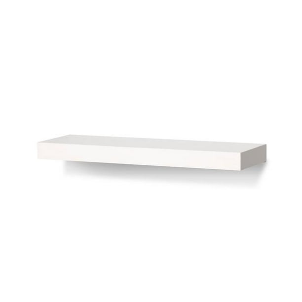 Mini Avalon 6"x20" White Floating shelf
