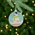 thumbnail image 2 of Northlight 14-Piece Snowmen 'Happy Holidays' Decoupage Christmas Ball Ornament Set 2.25"(60mm) - 2.25", 2 of 6
