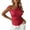Red, variant on Womens Pullover off Shoulder Asymmetrical Neck Solid Color Tunic Sleeveless Plus Size Womens Clothing,Pink,M
