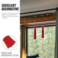 thumbnail image 2 of TEHAUX Hanging Tassels Polyester Red Christmas Decorations 10Set 12.18X0.79X0.39In, 2 of 6