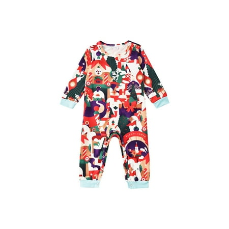 

Christmas Pajamas for Family Parent-Child Outfit Winter Fall Plaid Printed Loungewear Matching Long Sleeve Home Sleepwear Pajama Sets
