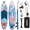 Blue, variant on Genreen 11’ Inflatable Stand Up Paddle Board with SUP Accessories, Fishing Paddle Board for Youth & Adults of All Skill Levels