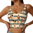 thumbnail image 3 of Goofa Funny Chicken Printed Sports Bras for Women, High Impact Running Bra Workout Crop Tank Tops Longline Sports Bra Push up-XX-Large, 3 of 9