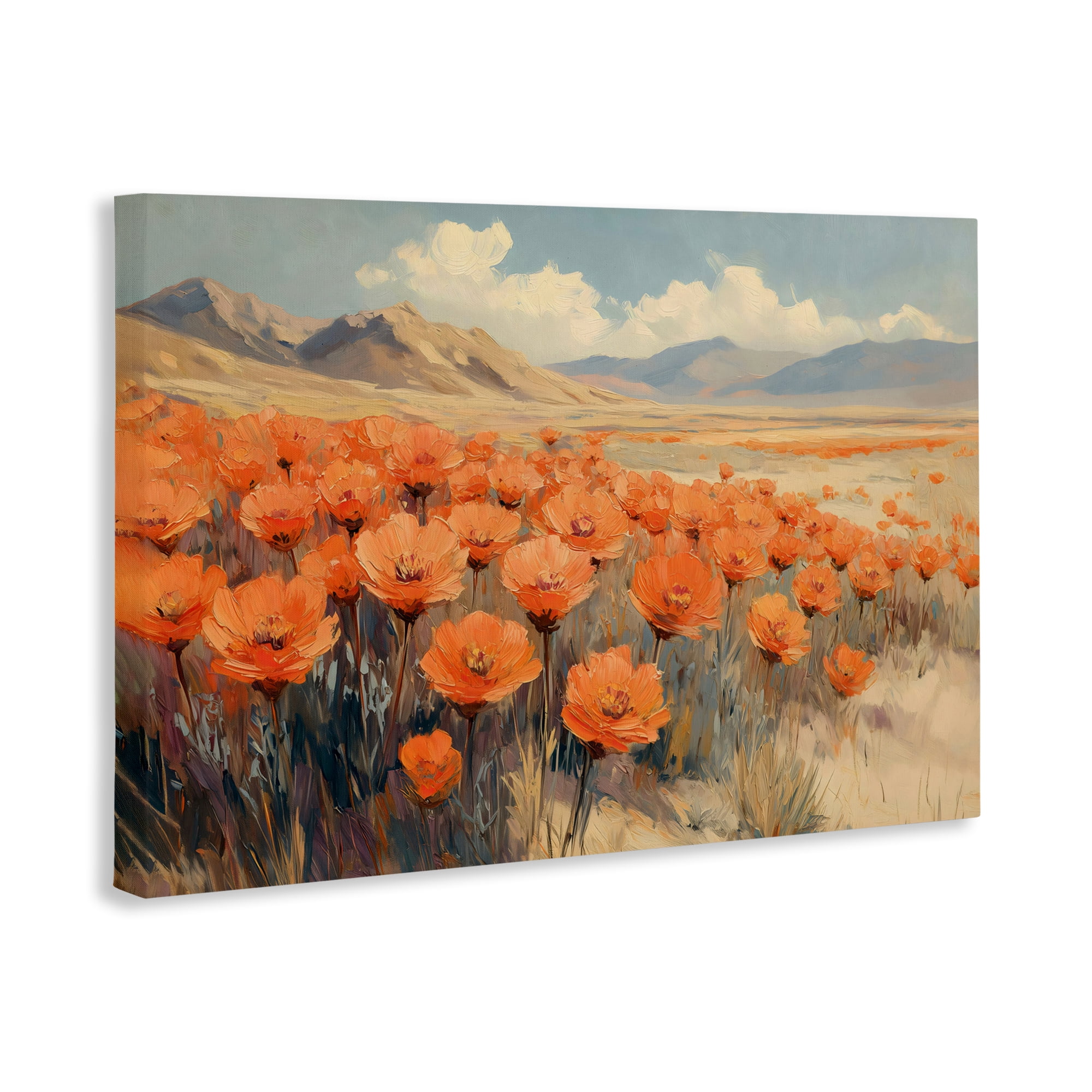 Stupell Industries Desert Poppies in Valley Canvas Wall Art, design by Gina Kelly