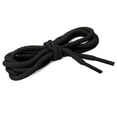 thumbnail image 2 of INSPIRE CHIC Unisex Thick Solid Color Round Shoelaces for Leather Boots Black 160 cm/63", 2 of 4