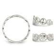 thumbnail image 2 of Peace Sign Polished Ring Band in Sterling Silver, 2 of 4