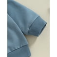 thumbnail image 6 of Bagilaanoe 2PCS Toddler Baby Boy Pants Set Long Sleeve Sweatshirt Pullover Tops + Drawstring Sweatpants 6M 12M 18M 24M 3T Kids Casual Sweatsuits, 6 of 8