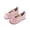 Pink, variant on Girl Flats ,6.5 Toddler ,Gold