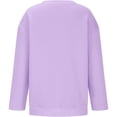 thumbnail image 3 of Teens Sweatshirts for Girls Oversized Solid Long Sleeve Girls Pullover Sweatshirt Crewneck Sweaters for Teen Girls Casual Winter School Clothes for Teen Girls, 3 of 5
