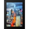 thumbnail image 2 of Bolokofsky, Ronald 17x24 Black Modern Framed Museum Art Print Titled - Blob City I, 2 of 5