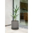 thumbnail image 5 of Veradek Mason Series Kona 15'' Plastic-Stone Planter Tray - Gray, 5 of 7