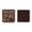 Deep Coffee, variant on Portable Long Lasting Neutral Inks Pad Set for Travel Use Crafting Featuring Multi Purpose Stamp Pad