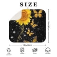 thumbnail image 4 of Floral Sunflower Dish Drying Mat Microfiber Foldable Kitchen Counter Pad Absorbent Drainer Mat Summer Style 16x18 Inch, 4 of 7