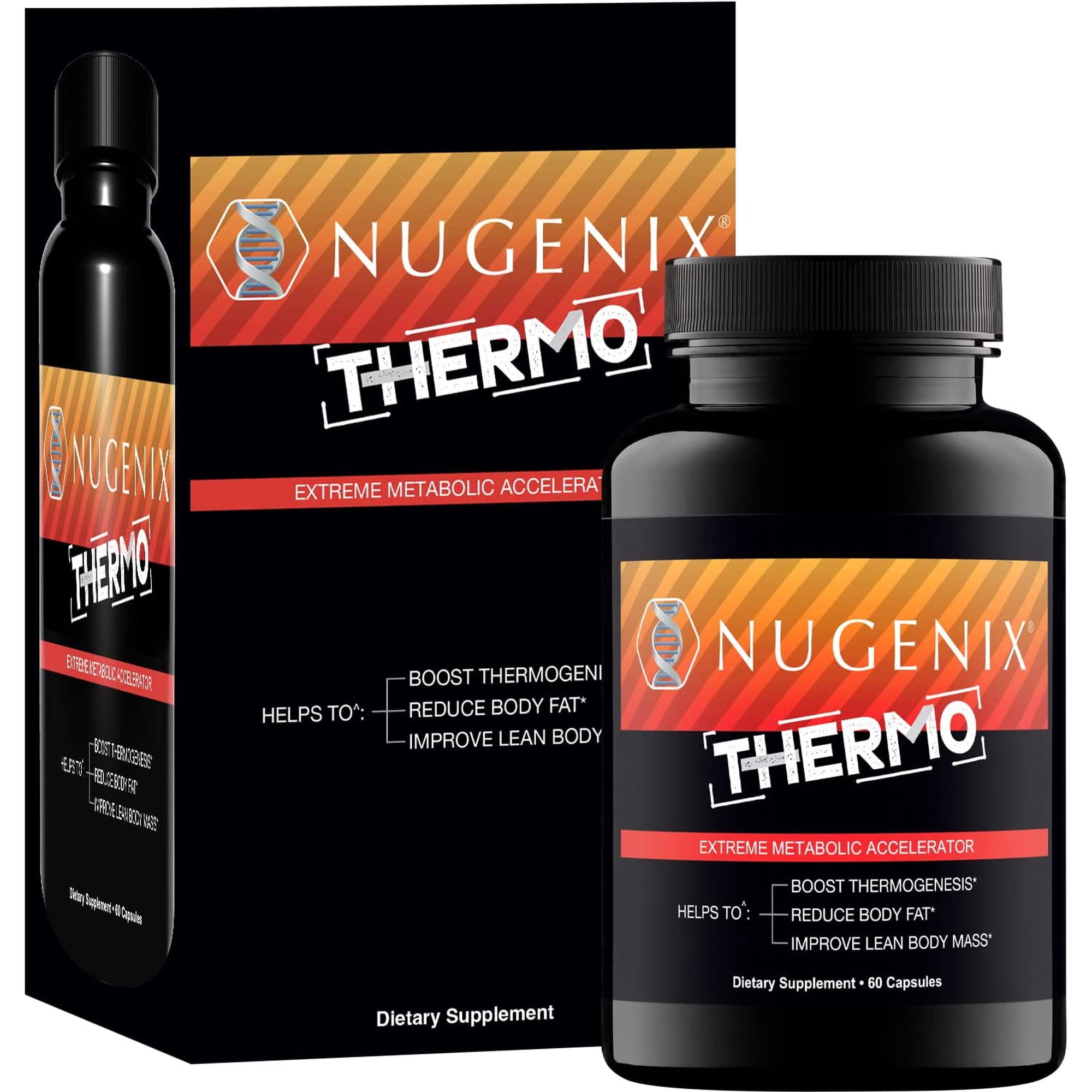 Nugenix Thermo, Fat Burner Dietary Supplement for Men, 60 Count