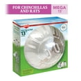 thumbnail image 3 of Kaytee Mega Run-About Ball for Pet Rats, Chinchillas and Other Large Small Animals, Clear 13 Inches, 3 of 12