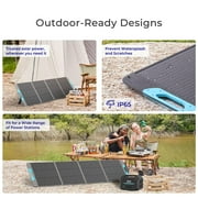 Renogy 200W Portable Solar Panel with Adjustable Kickstands, IP65 Waterproof, Foldable Solar Panel for Power Station, RV, Camping, Off Grid