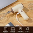 thumbnail image 5 of Binwennn Automatic Hand Copper Bowls for Kitchen Double Stick Efficient Whipping! Five Speed Variable Speed Wireless Whisk Home Rechargeable Whipped Baking Machine, 5 of 5