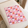 thumbnail image 4 of Darzheoy Halloween Throw Blanket, Soft Cozy Printed Flannel Decorative Blanket, Plush Warm Lightweight Reversible Throw Blanket, Halloween Blanket for Bedroom, Living Room, 4 of 6