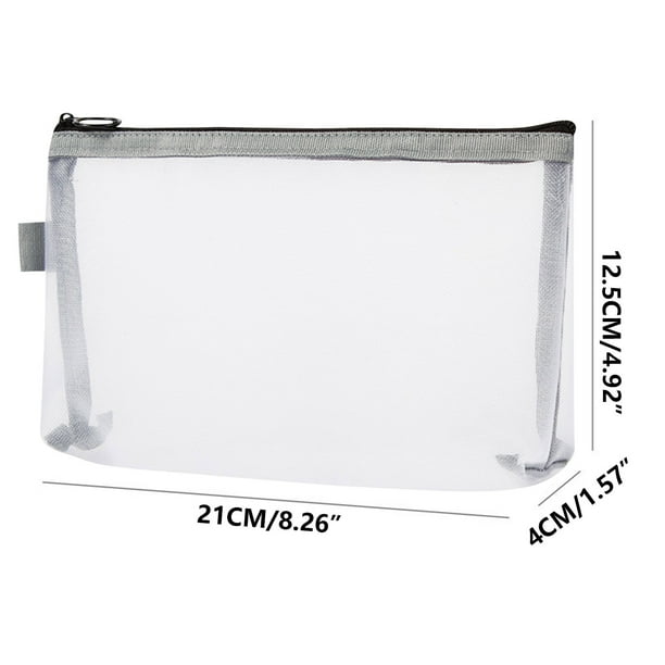 Bolsa de Viaje Cosmética Bolsa de Almacenamiento de Malla de Cosméticos, Bolsa de Almacenamiento de Lápiz Labial Compacta de Viaje Portátil, Bolsa de Llavero Bolsa Cosmética Pequeña