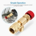 Yuanmiaoke 2pcs Air Conditioner Control Valve R22 R410 Conversion