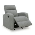 thumbnail image 6 of Signature Design by Ashley Moreau Place Rocker Recliner Chair, Pull Tab Reclining, Gray, 6 of 8