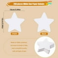 thumbnail image 5 of 100Pcs Star Cutouts Paper 3.5Inch Five Pointed Star Cutouts for Wedding Christmas Classroom Bulletin Board Wall, 5 of 7