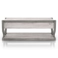 thumbnail image 2 of Furniture of America Tromb Wood Lift-Top Storage Coffee Table in White, 2 of 13