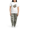 thumbnail image 4 of CafePress - Sloth Women's Light Pajamas - Women's Short Sleeve Print T-Shirt and Pants Light Cotton Pajama Set, 4 of 7