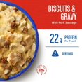 Biscuits & Gravy Freeze Dried Backpacking & Camping Food 6Pack