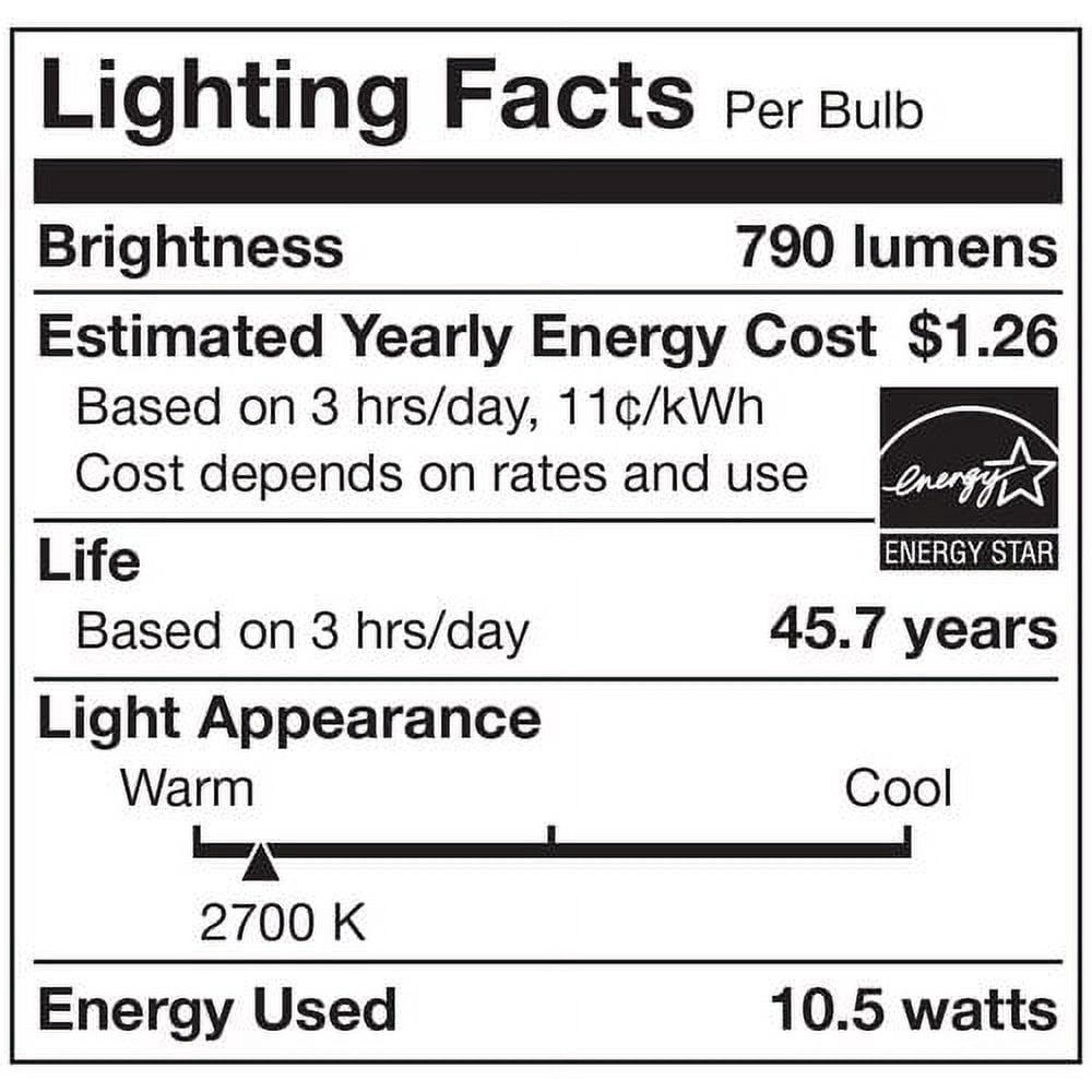 Cree Lighting 4 inch LED Retrofit Downlight 75W Equivalent, 790 lumens, Dimmable, Soft White 2700K, 50,000 hour rated life | 1-Pack