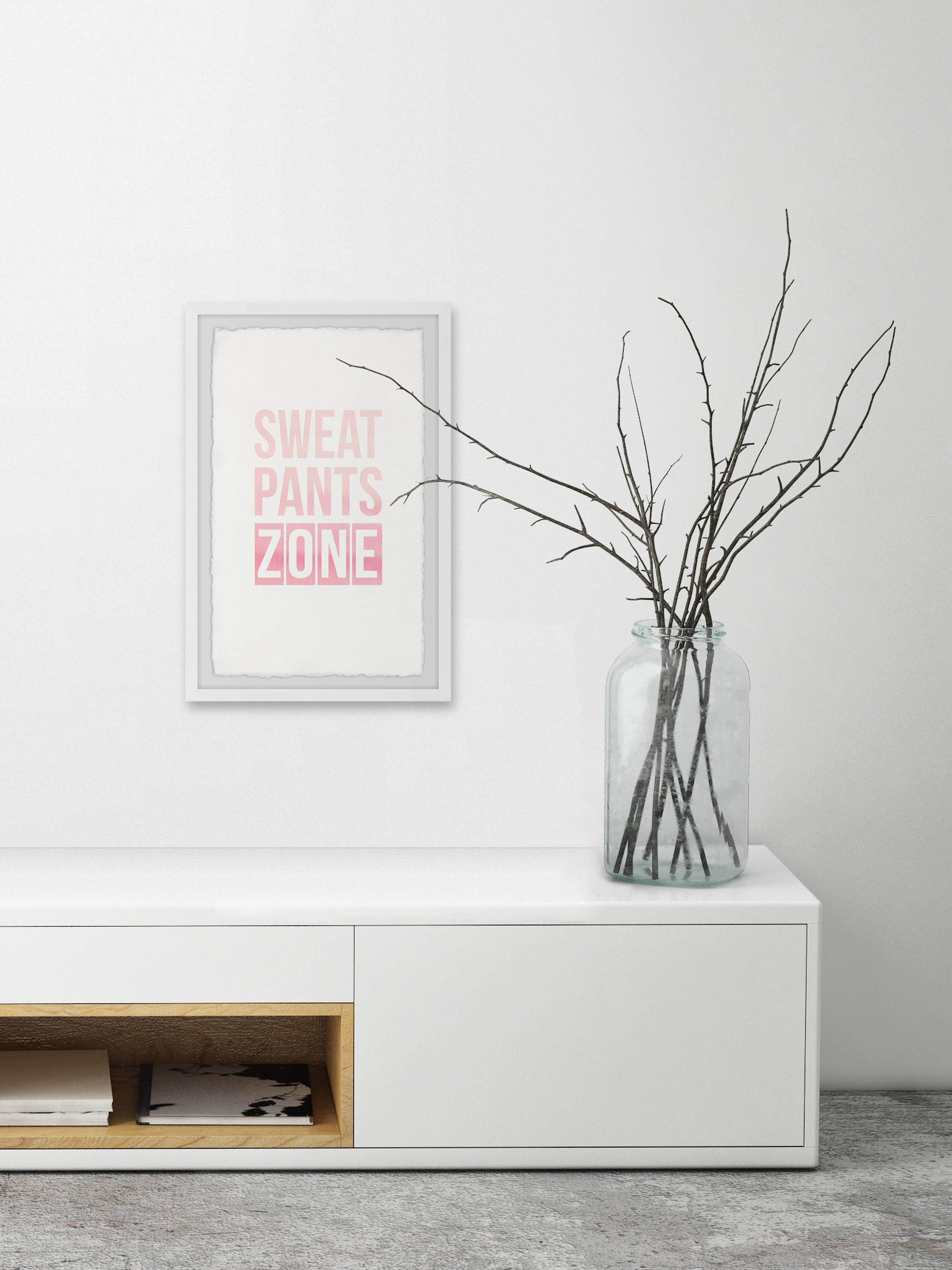 Marmont Hill Sweat Pants Zone Iv Framed Wall Art, 30.00" x 1.50"