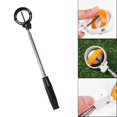 thumbnail image 3 of Recuperador de pelotas de Golf telescópico portátil, bloqueo automático, recogedor, accesorios prácticos para recogedor de Golf, herramienta de acero Negro Macarena Recuperador de pelotas de golf, 3 of 8