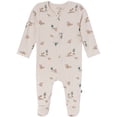 thumbnail image 2 of Modern Moments by Gerber Neutral Two-Way Zip Viscose Sleep ´N Play Footed Pajama, 2-Pack, Sizes Newborn - 24 Months, 2 of 8