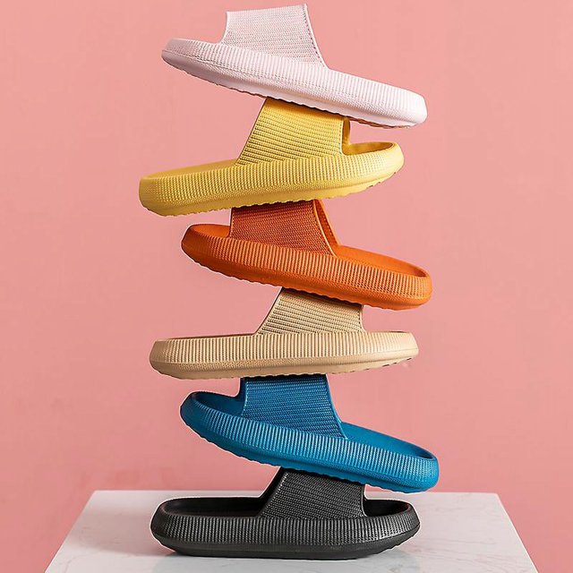 Women Thick Platform Cloud Slippers Summer Beach Eva Soft Sole Slide