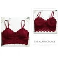 thumbnail image 2 of Padded Bralettes for Women , Lace Bralettes for Women , Bandeau Bras for Women Girls, 2 of 4