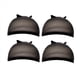 thumbnail image 3 of Gorro de Peluca HD Gorro de Media Gorro de Peluca Transparente Gorro de Nailon Fino Cubiertas para la Cabeza Convenientes Multifuncionales, Negro 4 Piezas, 3 of 10