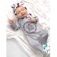 thumbnail image 3 of Newborn Baby Girl Clothes Romper Onesie Cotton Newborn Outfit for Girls Cute Infant Girl Jumpsuits Clothes 0-3 Months, 3 of 7