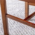 thumbnail image 6 of Lovely Set of 2 Huntsman Dark Oak Dining Chair by Walker Edison, 6 of 17