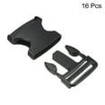 thumbnail image 3 of Uxcell Plastic Buckles 16 Pack Quick Side Release Clips Black 51mm, 3 of 5