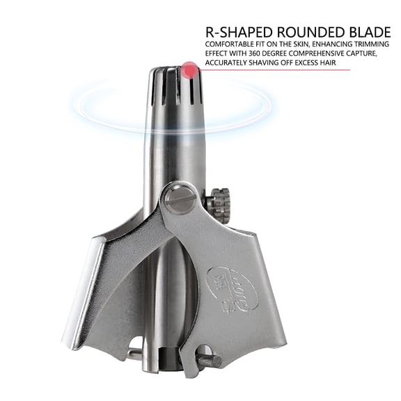 RAGUPEL Stainless Manual Nose Hair Trimmer for Men,Precise and Trimming,Portable and Efficient Nose Hair Cleaning Tool