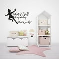 thumbnail image 2 of What If I Fall Oh Darling What If You Fly? Quote Peter Pan Arms Wide Open Silhouette Quote Vinyl Wall Art Wall Decal Wall Sticker Home Decoration Design Kids Girls Room Wall Décor Size (30x30 inch), 2 of 3