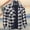 Black, variant on Men's Flannel Shirts Long Sleeve Quilted Lined Button Down Plaid Flannel Jacket Heavyweight Warm Winter Coat Wine S