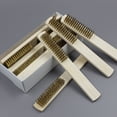 thumbnail image 3 of Miangastore 4Pcs Portable Square Wire Utility Brush Set for Rust Removal 11.8x2x2in, 3 of 8