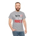 thumbnail image 4 of DJH Apparel | Faith It Til You Make It Christian Unisex Heavy Cotton Tee, 4 of 8