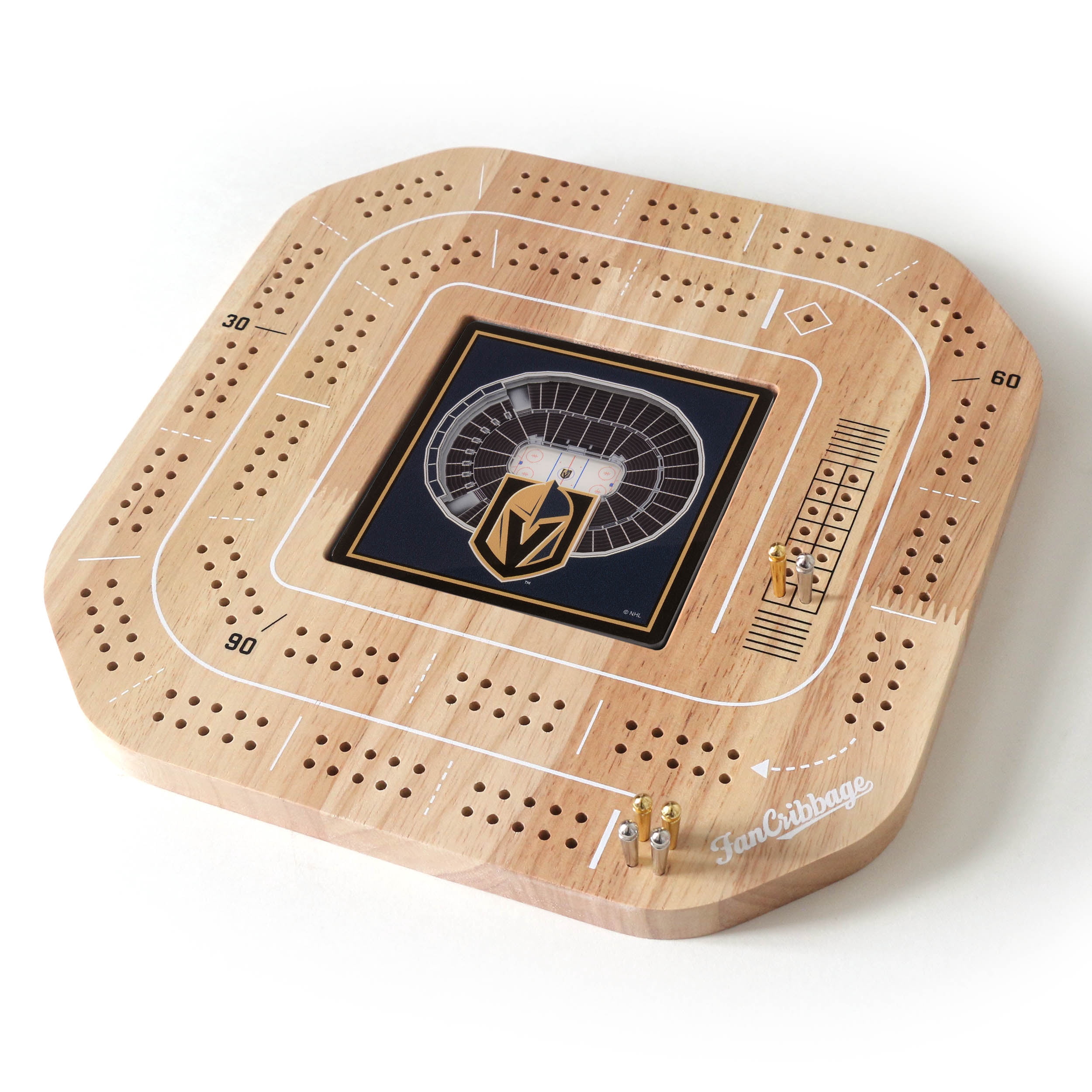 YouTheFan NHL Vegas Golden Knights Stadiumview Cribbage