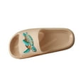 thumbnail image 3 of Slippers for Women Men Slip-on Round Toe Flat Heel Slides Unisex Casual Couple's Indoor Print Soft-Soled Home Slippers, 3 of 5