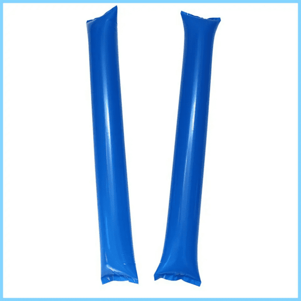 Aplaudidores Inflables, Sin Impresion, 60 Piezas o 30 Pares Para Hacer Ruido Ideal Para Partidos en azul oscuro